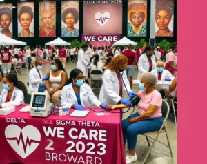 Delta Sigma Theta We Care Event 2023 in Broward