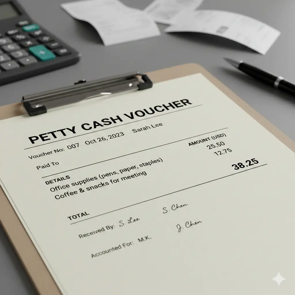 A Form Showing Proof Of A Petty Cash Payment: Simple Guide to Petty Cash Vouchers