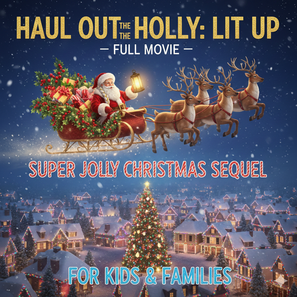 Haul Out The Holly: Lit Up Full Movie – Super Jolly Christmas Sequel for Kids & Families