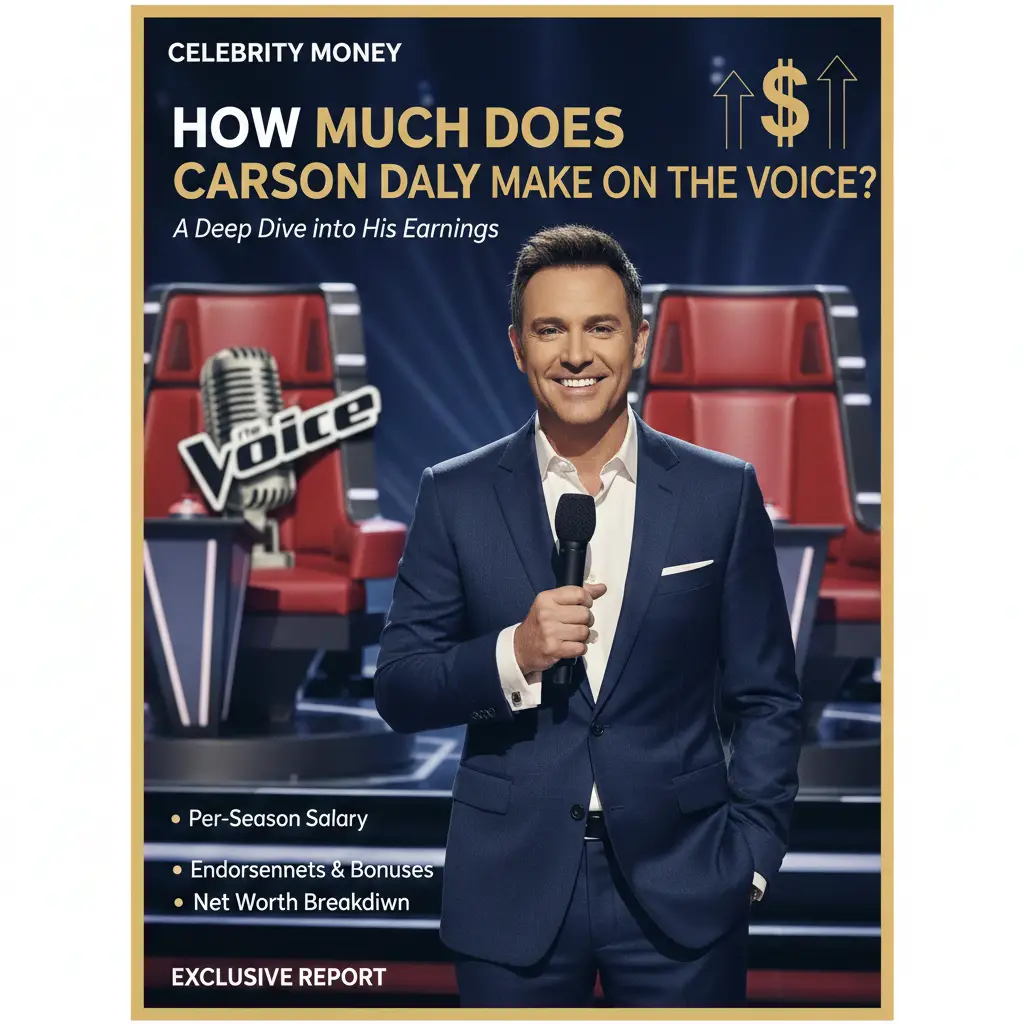 How Much Does Carson Daly Make On The Voice? A Deep Dive into His Earnings