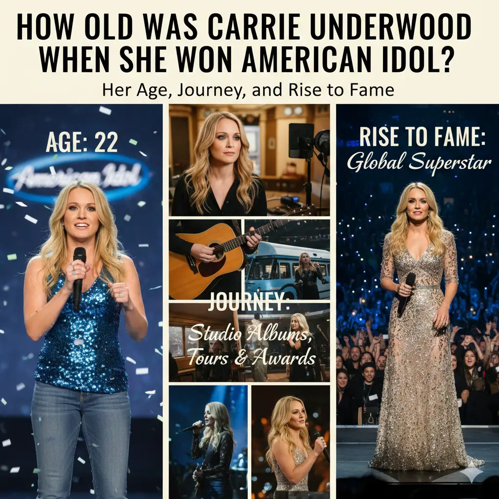 How Old Was Carrie Underwood When She Won American Idol: Her Age, Journey, and Rise to Fame