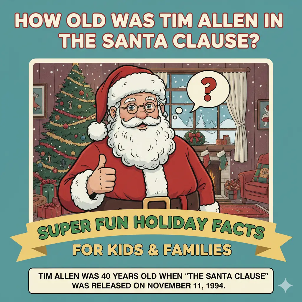How Old Was Tim Allen In The Santa Clause? Super Fun Holiday Facts for Kids & Families