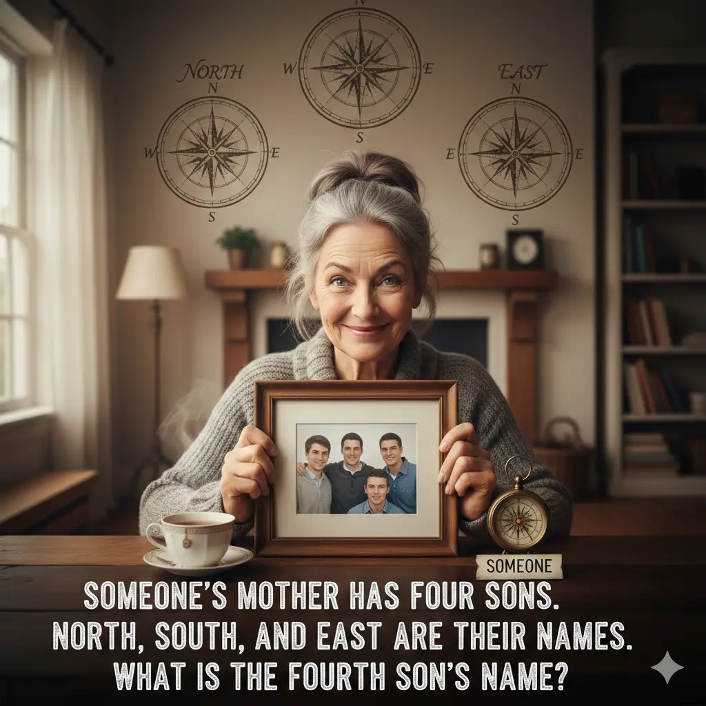 Someone's Mother Has Four Sons North South and East: The Viral Riddle That Tricks Everyone