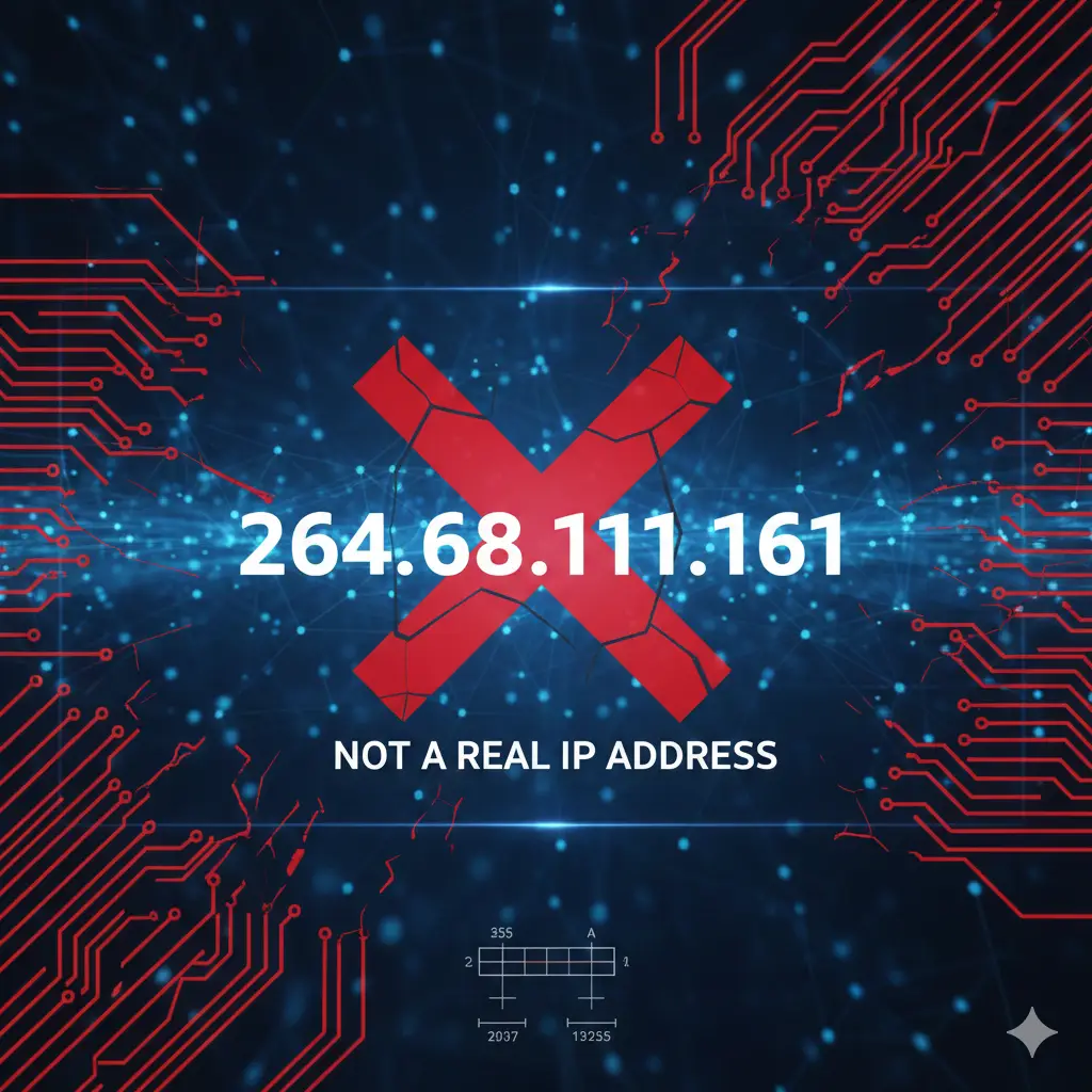 Why 264.68.111.161 Is Not a Real IP Address