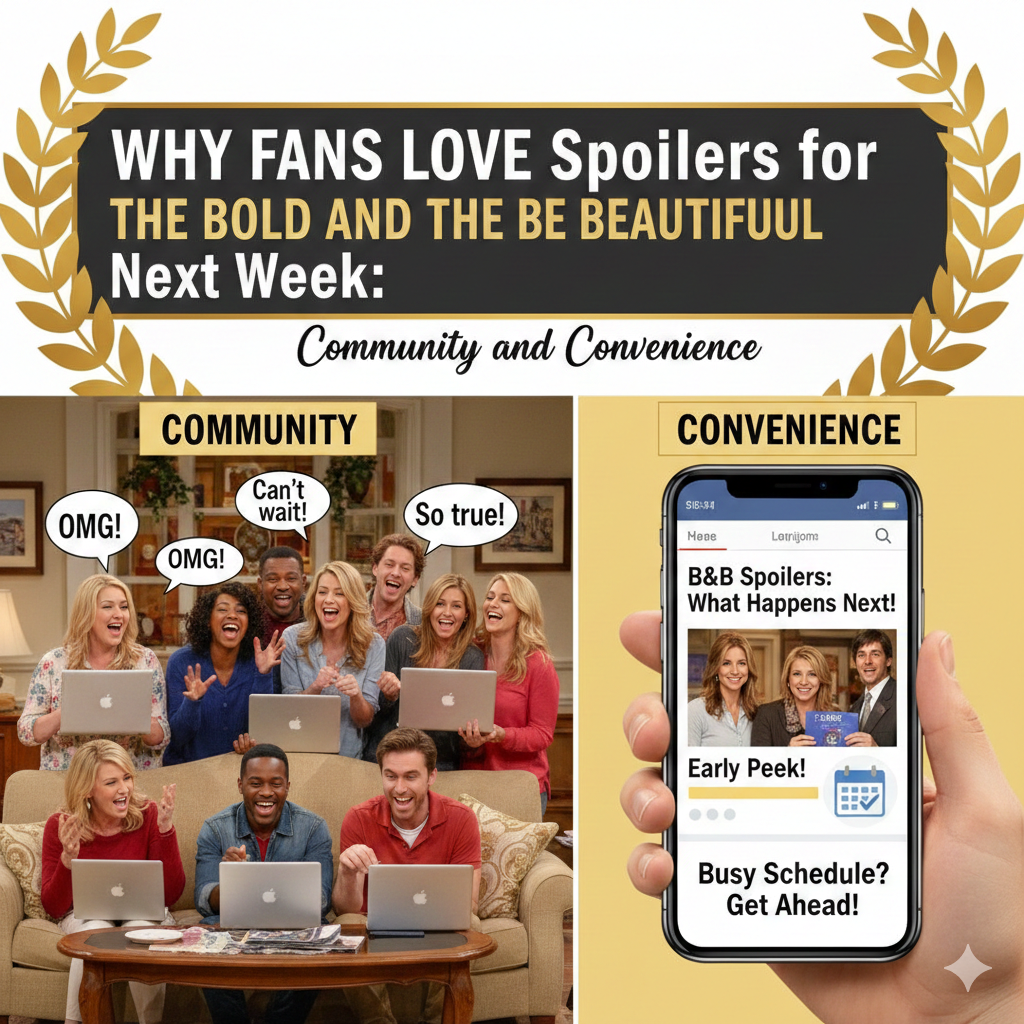 Why Fans Love Spoilers for the Bold and the Beautiful Next Week: Community and Convenience