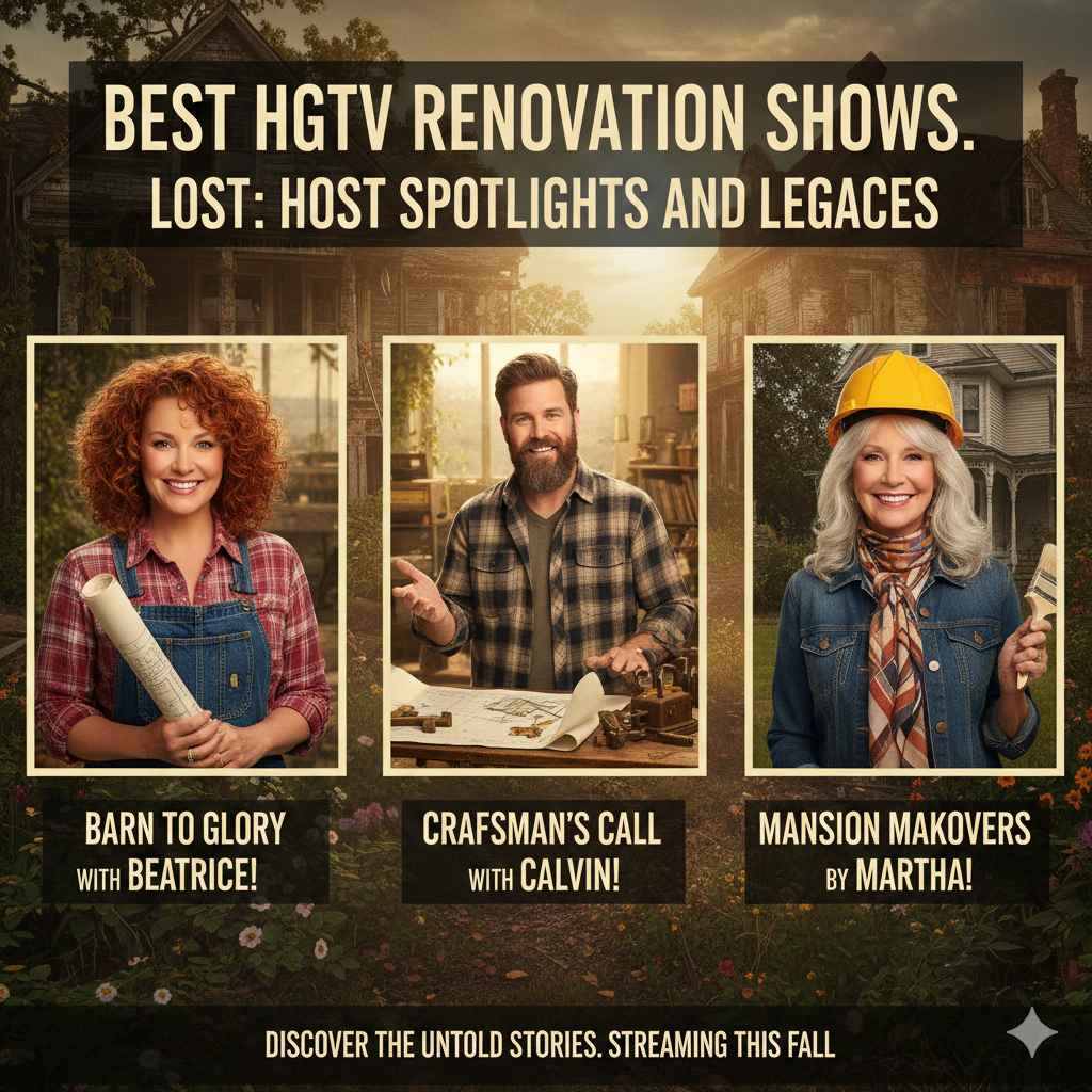 Best HGTV Renovation Shows Lost: Host Spotlights and Legacies