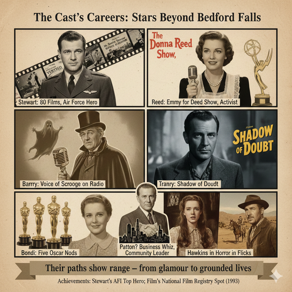 The Cast's Careers: Stars Beyond Bedford Falls