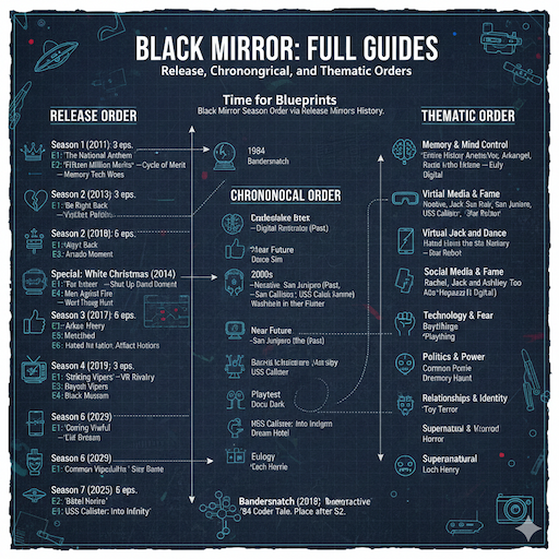 Full Guides: Release, Chronological, and Thematic Orders