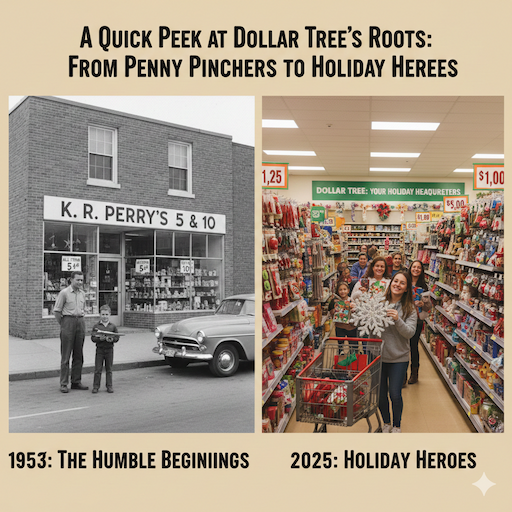 A Quick Peek at Dollar Tree's Roots: From Penny Pinchers to Holiday Heroes