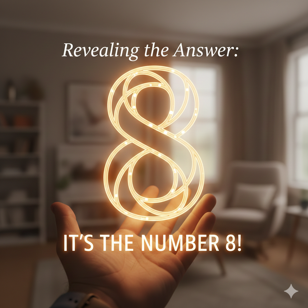 Revealing the Answer: It's the Number 8!