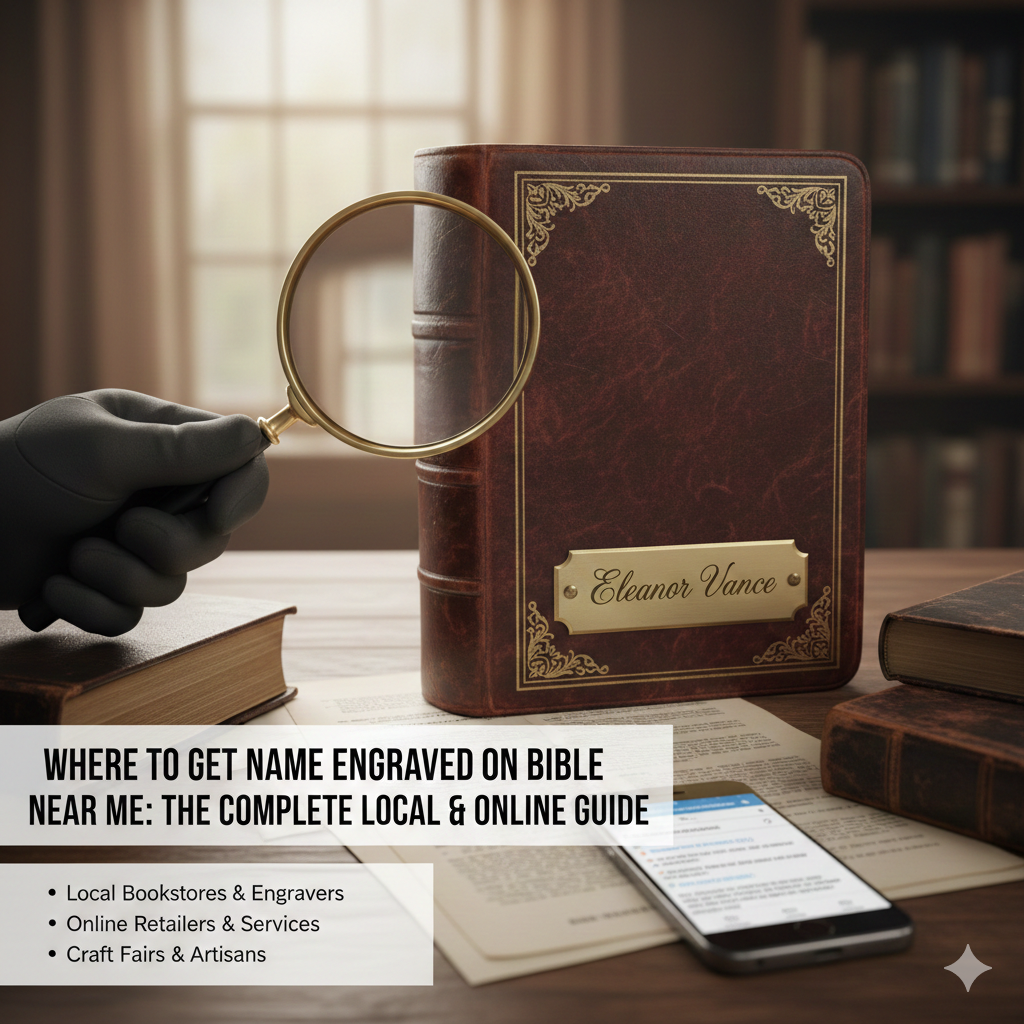 Where to Get Name Engraved on Bible Near Me: The Complete Local & Online Guide 