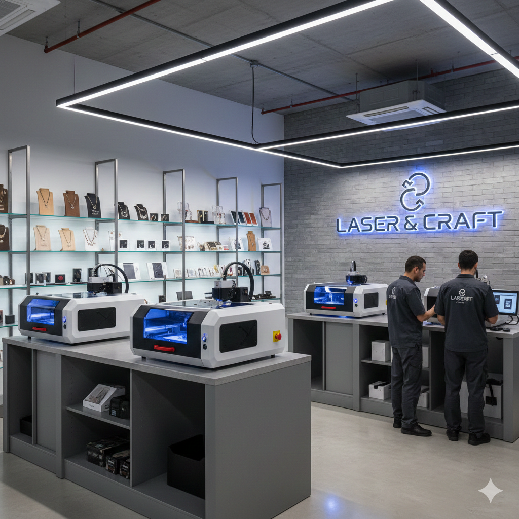 Option 4: Laser Engraving Stores – Modern & Precise