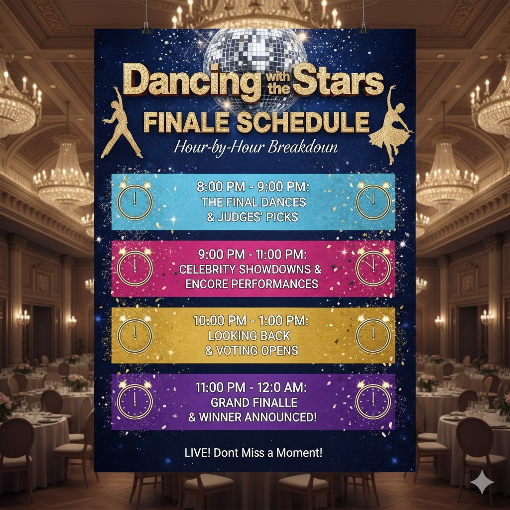 Dancing with the Stars Finale Schedule: Hour-by-Hour Breakdown