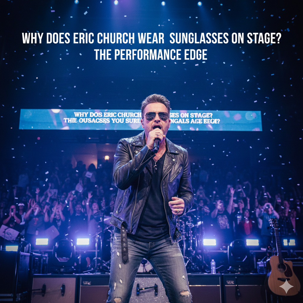 Why Does Eric Church Wear Sunglasses on Stage? The Performance Edge