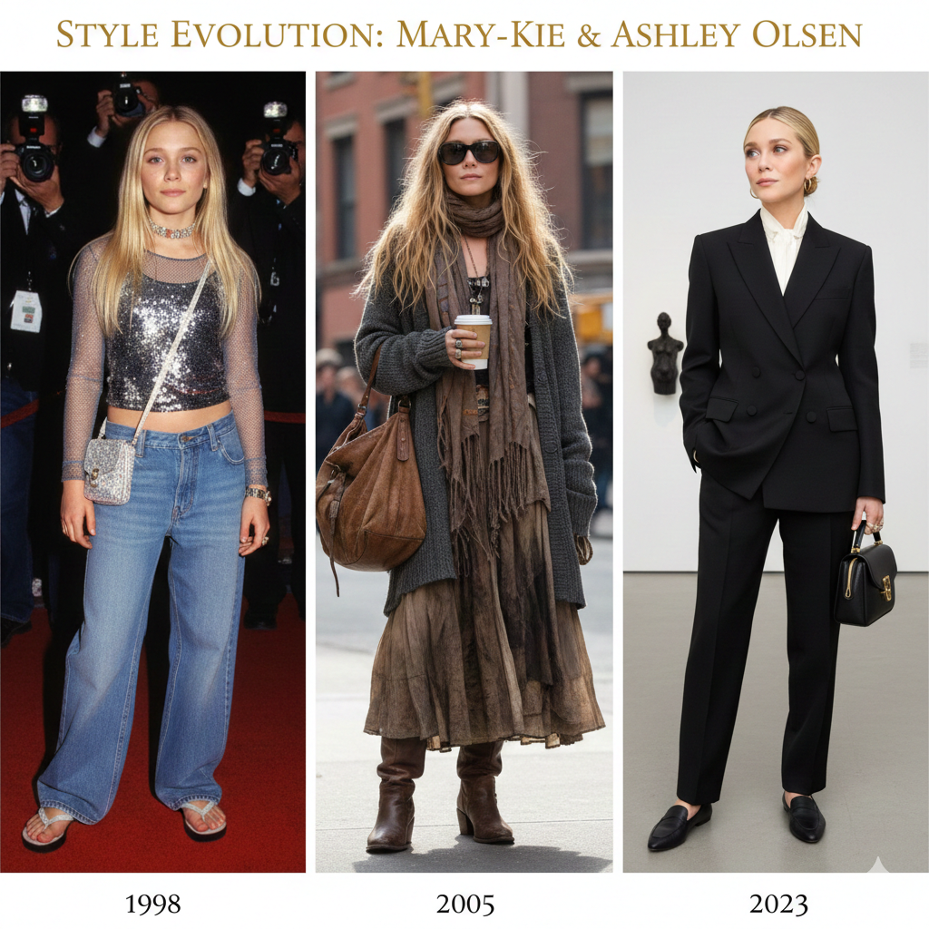 Style Evolution: Mary-Kate and Ashley Olsen Style Evolution