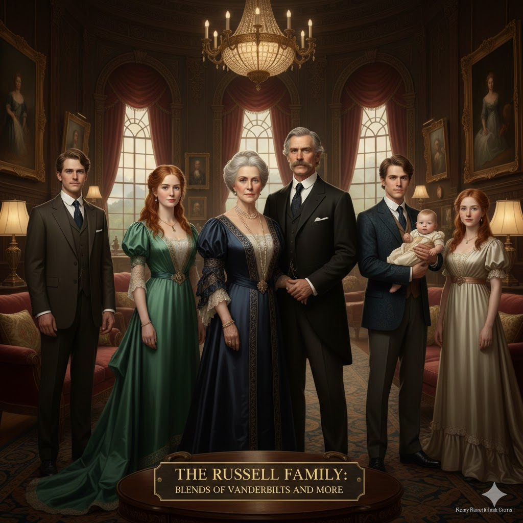 The Russell Family: Blends of Vanderbilts and More