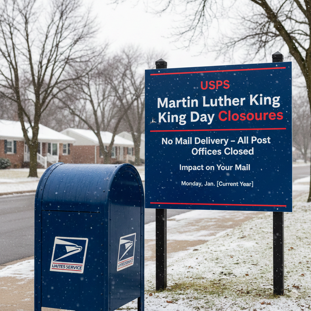 USPS Martin Luther King Day Closures: Impact on Your Mail