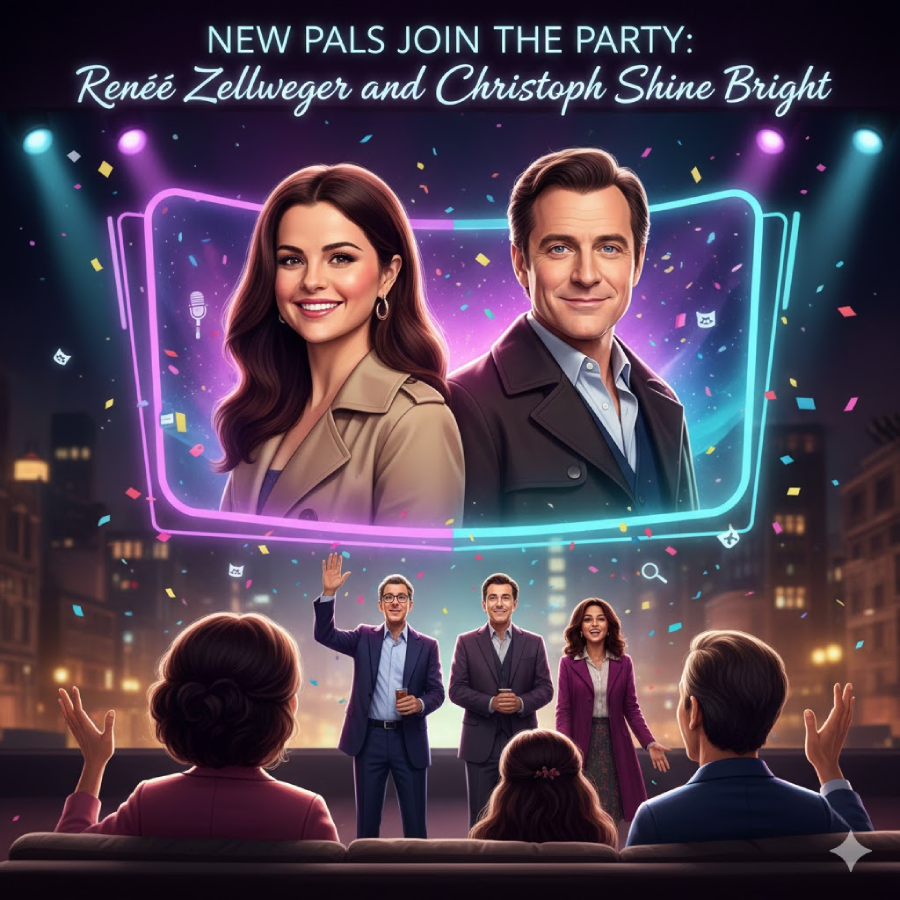 New Pals Join the Party: Renée Zellweger and Christoph Waltz Shine Bright