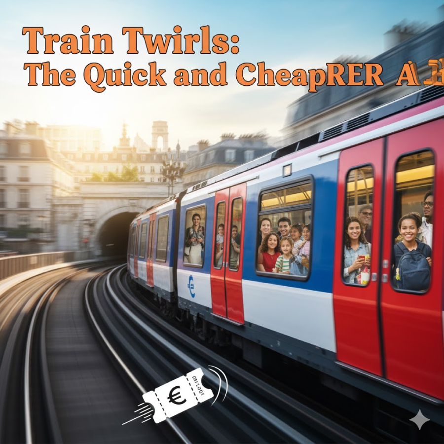 Train Twirls: The Quick and Cheap RER A Ride