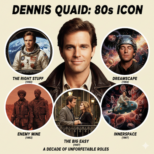 Dennis Quaid's Stardom in the 1980s: Iconic Roles