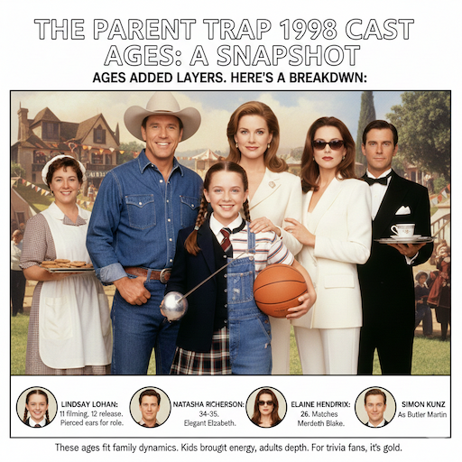 The Parent Trap 1998 Cast Ages: A Snapshot