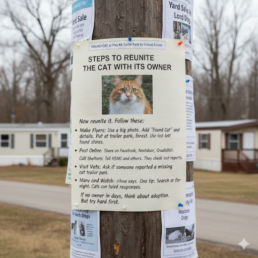 Steps to Reunite the Cat with Its Owner