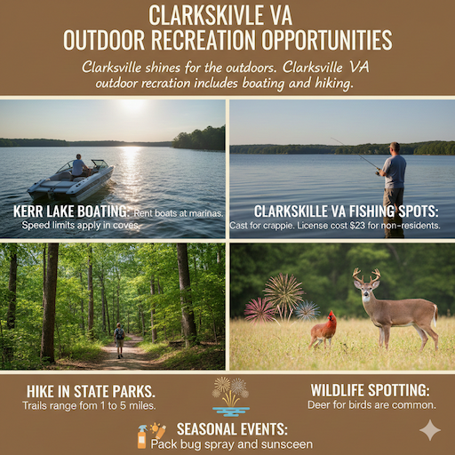 Clarksville VA Outdoor Recreation Opportunities