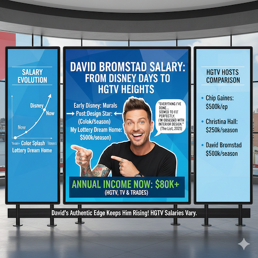 David Bromstad Salary: From Disney Days to HGTV Heights