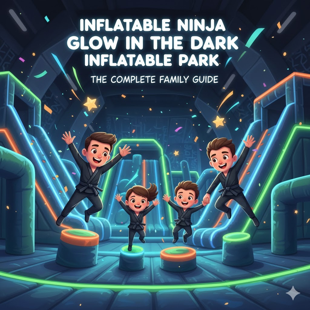 Inflatable Ninja Glow in the Dark Inflatable Park The Complete Family Guide
