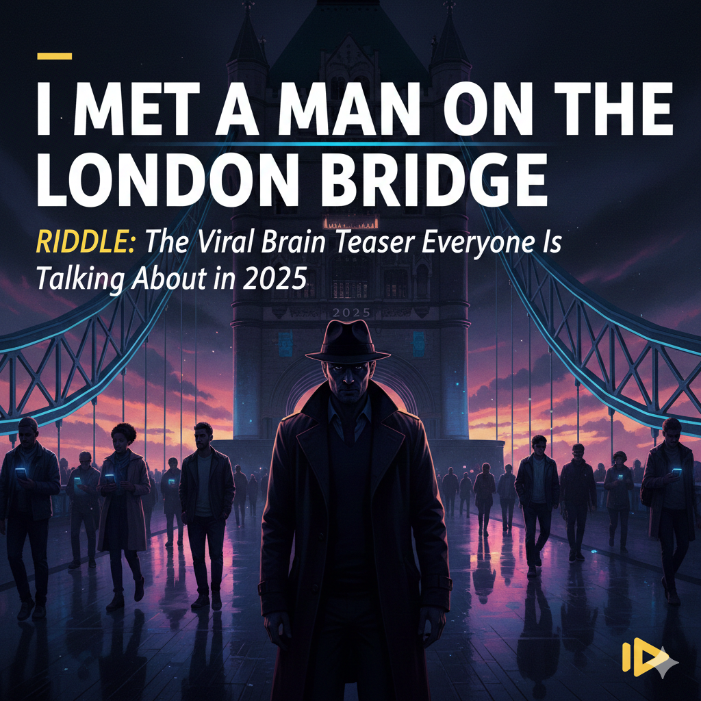 I Met a Man on the London Bridge Riddle: The Viral Brain Teaser Everyone Is Talking About in 2025