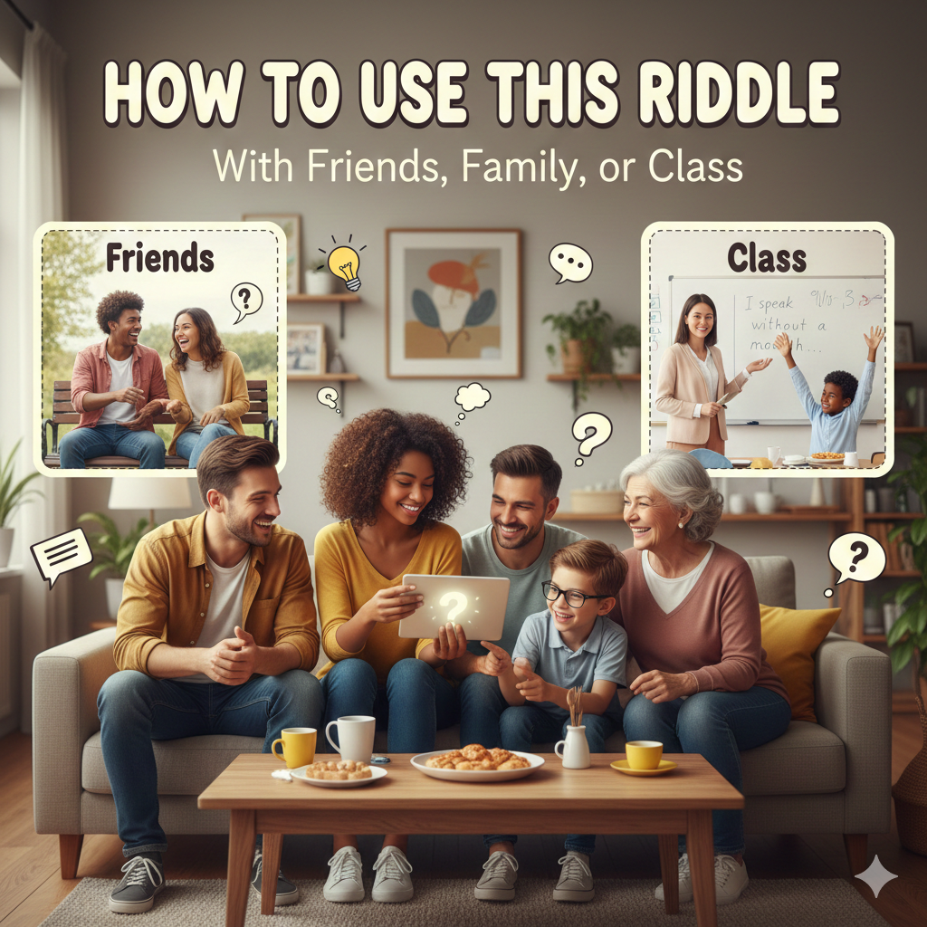 How to Use This Riddle with Friends, Family, or Class