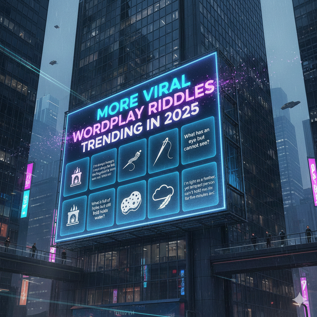 More Viral Wordplay Riddles Trending in 2025