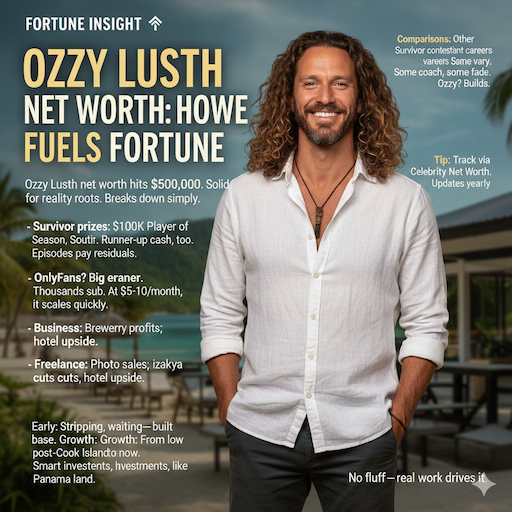 Ozzy Lusth Net Worth: How Fame Fuels Fortune