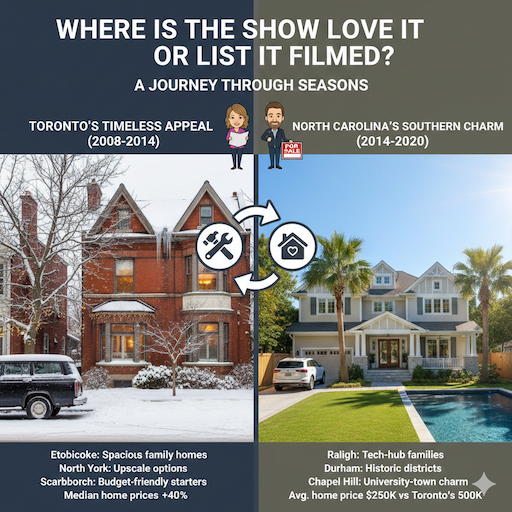 Where Is the Show Love It or List It Filmed? A Journey Through Seasons