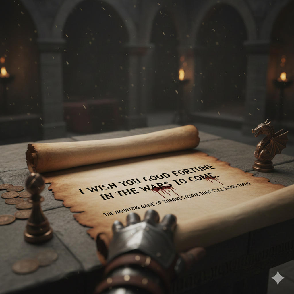 I Wish You Good Fortune in the Wars to Come: The Haunting Game of Thrones Quote That Still Echoes Today