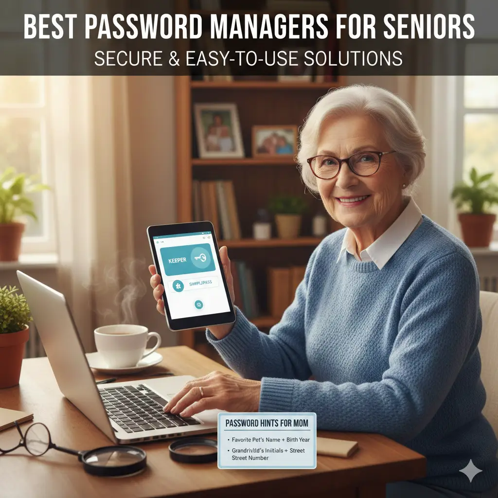 Best Password Managers for Seniors Who Forget Passwords