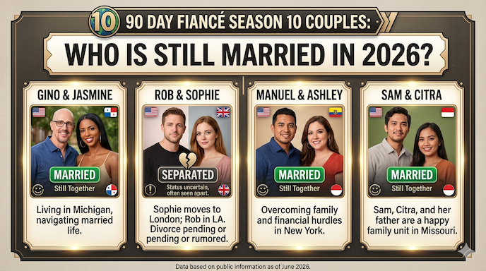 90 Day Fiancé Season 10 Couples: Who Is Still Married in 2026